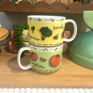 Soup mugs MSC vegetables bowls